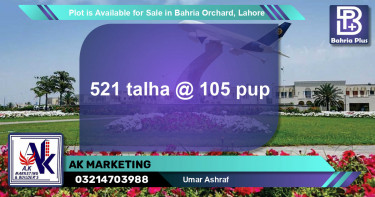 Residential Plot for Sale in Bahria Orchard, Lahore - (BP-90091)