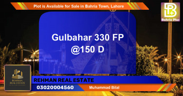 Residential Plot for Sale in Bahria Town, Lahore - (BP-90118)
