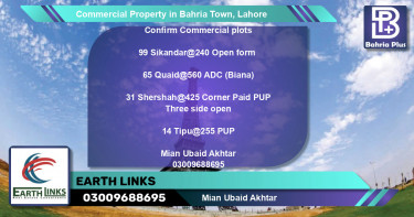 Commercial Property for Sale in Bahria Town, Lahore - (BP-90142)