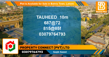 Residential Plot for Sale in Bahria Town, Lahore - (BP-90221)