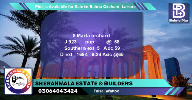 Residential Plot for Sale in Bahria Orchard, Lahore - (BP-90252)