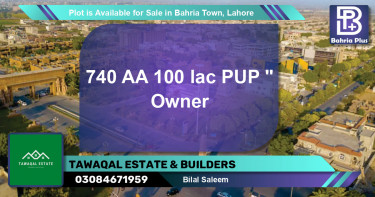 Residential Plot for Sale in Bahria Town, Lahore - (BP-90306)