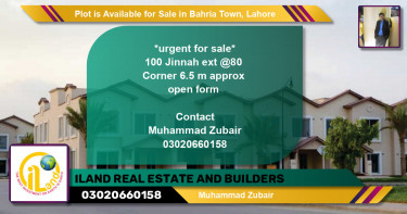 Residential Plot for Sale in Bahria Town, Lahore - (BP-90315)