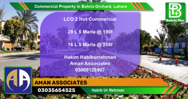 Commercial Property for Sale in Bahria Orchard, Lahore - (BP-90321)