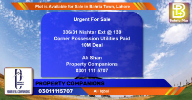 Residential Plot for Sale in Bahria Town, Lahore - (BP-90415)