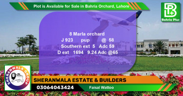 Residential Plot for Sale in Bahria Orchard, Lahore - (BP-90467)