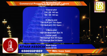 Commercial Property for Sale in Bahria Town, Lahore - (BP-90574)