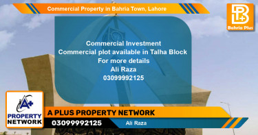 Commercial Property for Sale in Bahria Town, Lahore - (BP-90606)