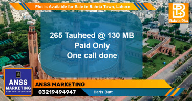 Residential Plot for Sale in Bahria Town, Lahore - (BP-90617)
