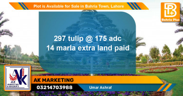 Residential Plot for Sale in Bahria Town, Lahore - (BP-90666)