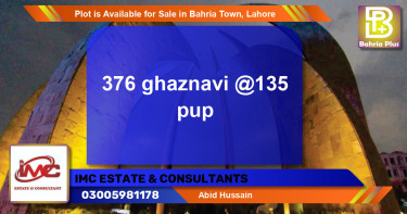 Residential Plot for Sale in Bahria Town, Lahore - (BP-90728)