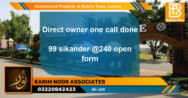 Commercial Property for Sale in Bahria Town, Lahore - (BP-90798)