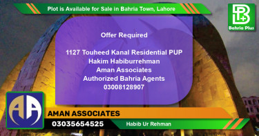 Residential Plot for Sale in Bahria Town, Lahore - (BP-90844)