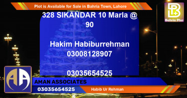 Residential Plot for Sale in Bahria Town, Lahore - (BP-90852)