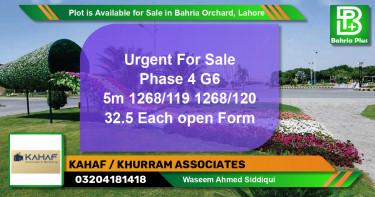 Residential Plot for Sale in Bahria Orchard, Lahore - (BP-90938)