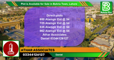 Residential Plot for Sale in Bahria Town, Lahore - (BP-90944)