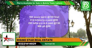 Residential Plot for Sale in Bahria Town, Lahore - (BP-91065)