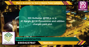 Residential Plot for Sale in Bahria Town, Lahore - (BP-91095)