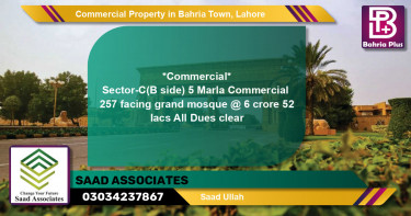 Commercial Property for Sale in Bahria Town, Lahore - (BP-91096)