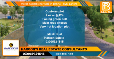Residential Plot for Sale in Bahria Town, Lahore - (BP-91134)