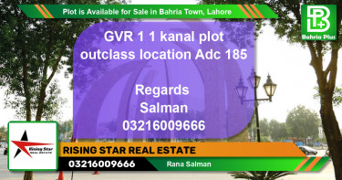 Residential Plot for Sale in Golf Phase 1 -  Bahria Town, Lahore - (BP-91224)