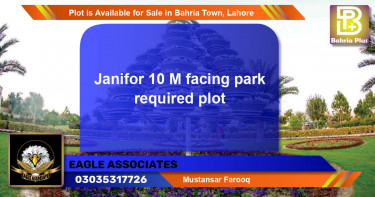 Residential Plot for Sale in Bahria Town, Lahore - (BP-91302)