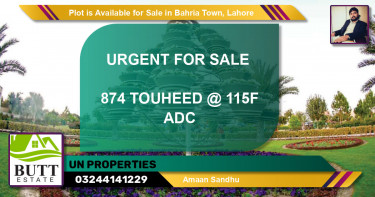 Residential Plot for Sale in Bahria Town, Lahore - (BP-91312)