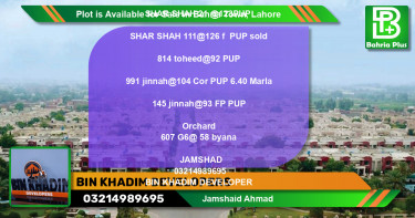 Residential Plot for Sale in Bahria Town, Lahore - (BP-91336)
