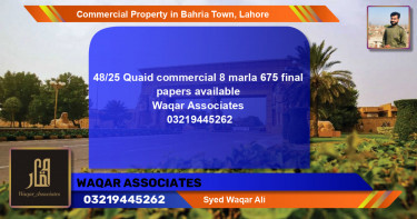 Commercial Property for Sale in Bahria Town, Lahore - (BP-91338)