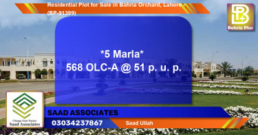 Residential Plot for Sale in Bahria Orchard, Lahore - (BP-91399)