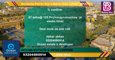 Residential Plot for Sale in Bahria Town, Lahore - (BP-91423)