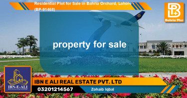 Residential Plot for Sale in Bahria Orchard, Lahore - (BP-91468)