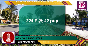 Residential Plot for Sale in Bahria Orchard, Lahore - (BP-91695)