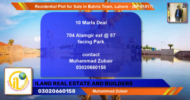 Residential Plot for Sale in Bahria Town, Lahore - (BP-91817)