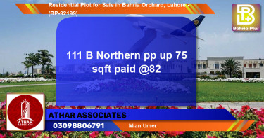 Residential Plot for Sale in Bahria Orchard, Lahore - (BP-92199)