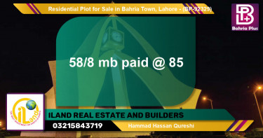 Residential Plot for Sale in Bahria Town, Lahore - (BP-92329)