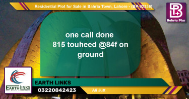 Residential Plot for Sale in Bahria Town, Lahore - (BP-92336)