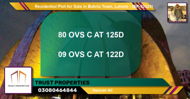 Residential Plot for Sale in Bahria Town, Lahore - (BP-92520)