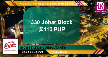 Residential Plot for Sale in Bahria Town, Lahore - (BP-92525)