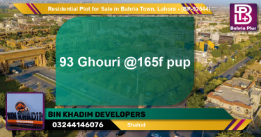 Residential Plot for Sale in Bahria Town, Lahore - (BP-92544)
