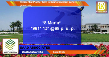 Residential Plot for Sale in Bahria Orchard, Lahore - (BP-92859)