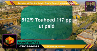 Residential Plot for Sale in Bahria Town, Lahore - (BP-92894)
