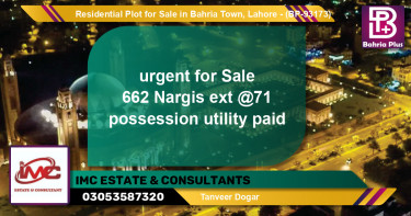 Residential Plot for Sale in Bahria Town, Lahore - (BP-93173)