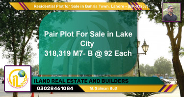 Residential Plot for Sale in Bahria Town, Lahore - (BP-93237)