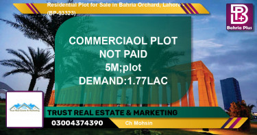 Residential Plot for Sale in Bahria Orchard, Lahore - (BP-93323)