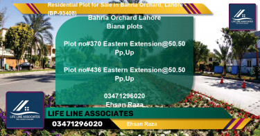 Residential Plot for Sale in Bahria Orchard, Lahore - (BP-93408)