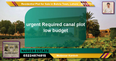 Residential Plot for Sale in Bahria Town, Lahore - (BP-93704)