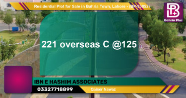 Residential Plot for Sale in Bahria Town, Lahore - (BP-93852)