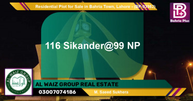 Residential Plot for Sale in Bahria Town, Lahore - (BP-93982)