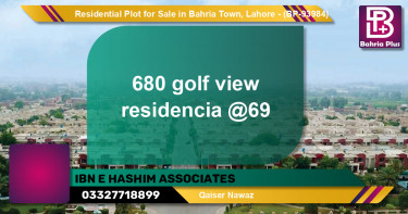 Residential Plot for Sale in Bahria Town, Lahore - (BP-93984)